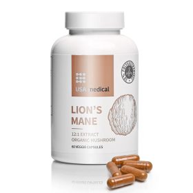   USA Medical Süngomba (lion's mane) kapszula acerola kivonattal - 60db